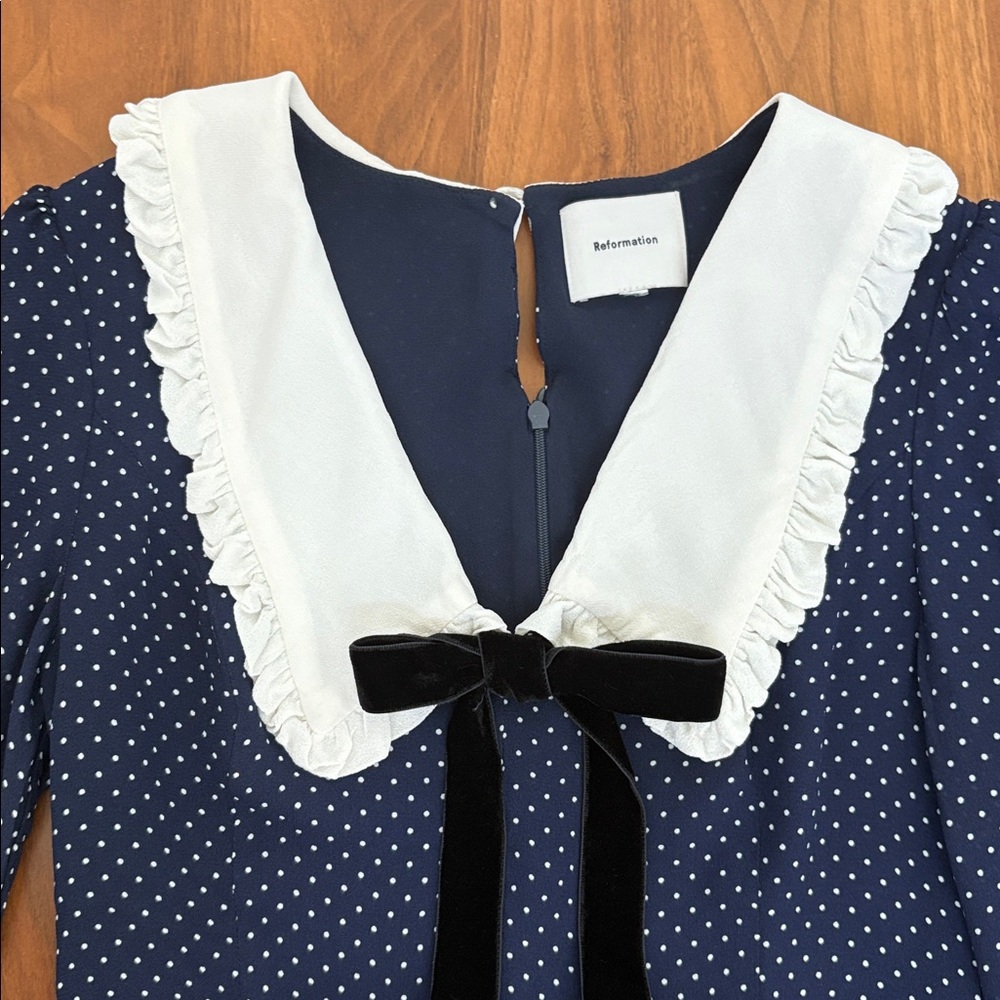Reformation Edalene Dress Size 4 - Picture 9 of 13